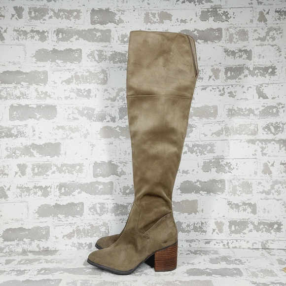 BP Tan Over the Knee Boots - Picture 1 of 12